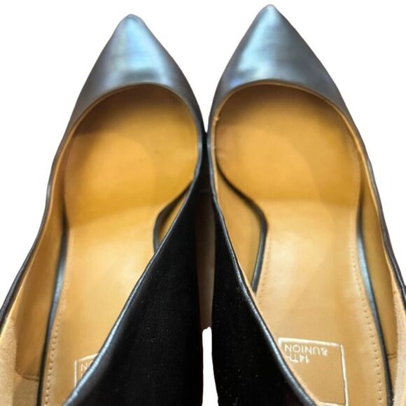 14th and Union Maty Black Heels Sleek and Simple Size 8.5 - Picture 7 of 10